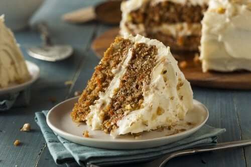 Variante vegana della torta di carote.