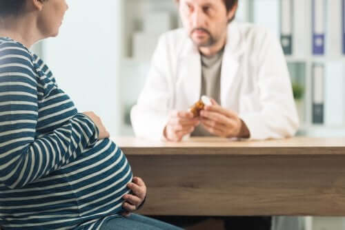 Visita medica in gravidanza.
