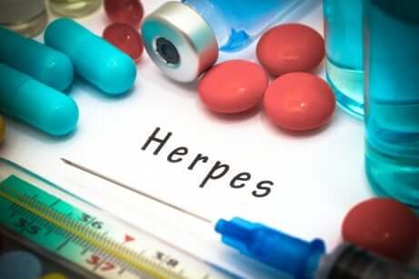 Farmaci per lo herpes labiale.