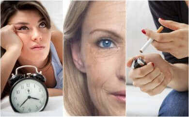 Fattori che causano invecchiamento della pelle.