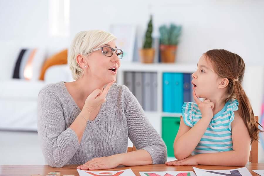 Trattamento della balbuzie.