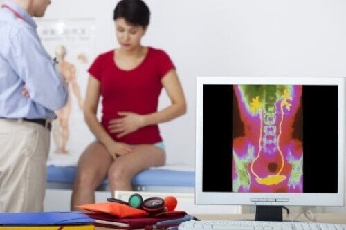 Visita medica ai reni.