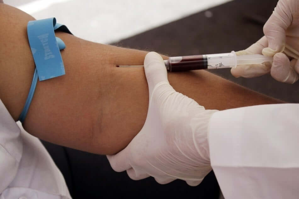 Analisi del sangue.