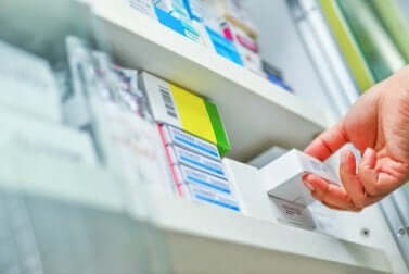 Scatole di medicine.