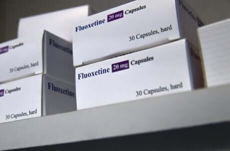 Confezioni di fluoxetina.