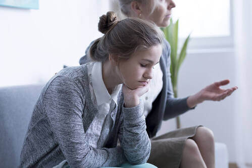 Adolescente in terapia.