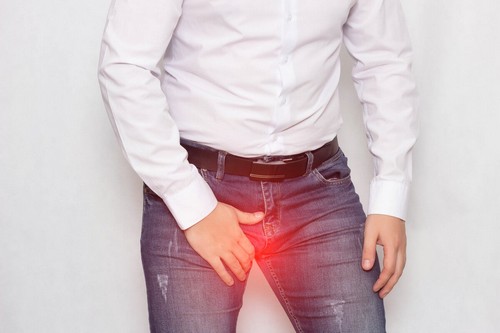 Infiammazione ai testicoli.