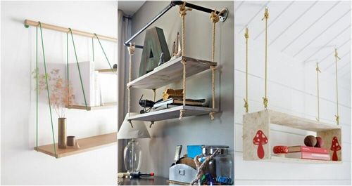 Mensole originali per l'ufficio.