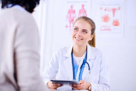 Dottoressa sorridente.