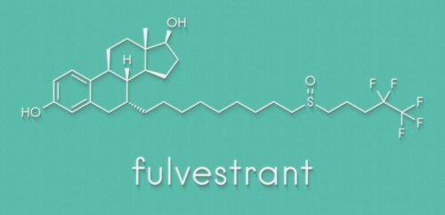 Formula chimica fulvestrant.