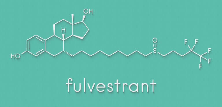 Formula chimica fulvestrant.