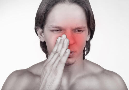Infiammazione al naso.