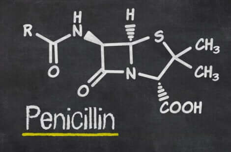 Resistenza alla penicillina: struttura chimica della penicillina.