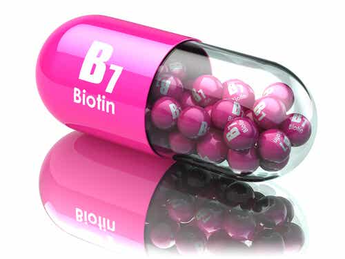 La biotina in capsula.