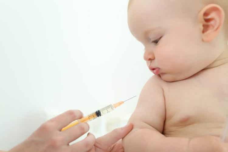 Calendario vaccinale dei bambini.