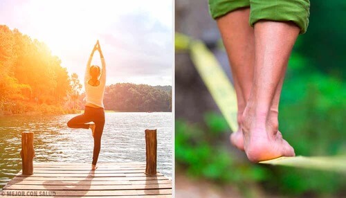 Esercizi di stimolazione vestibolare.