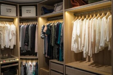 8 modi per illuminare la cabina armadio