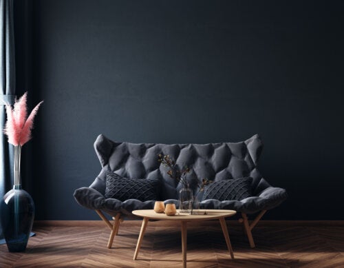 7 idee per arredare un soggiorno con mobili scuri