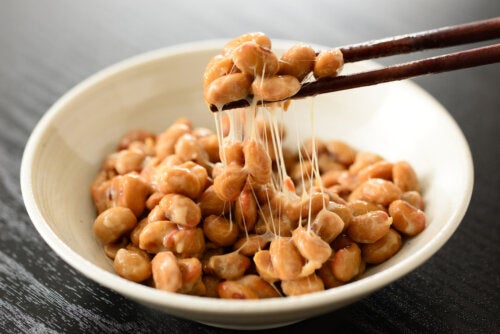 Natto, il cibo giapponese colloso che fornisce probiotici