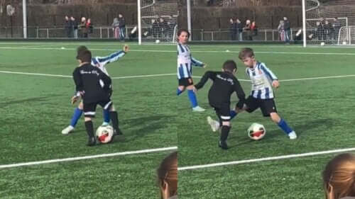 L'olandese prodigio scambiato per il figlio di Messi: ecco 5 benefici del calcio per i bambini.