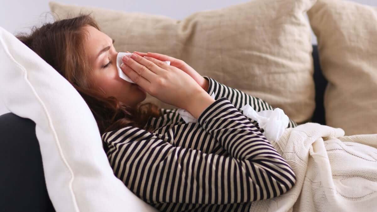 Influenza mestruale, frequente nelle donne prima o durante le mestruazioni.